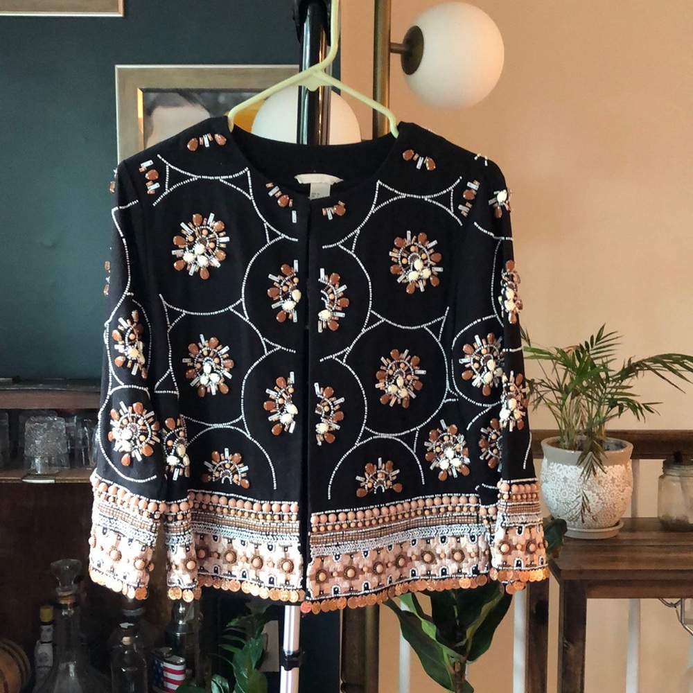 H&M Beaded Blazer